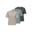 ONLY Damen ONLONLY S/S Tee CS, Silver Lining/Abyss + Blackend, M