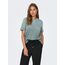 ONLY Damen Onlonly S/S Tee JRS Noos Kurzärmeliges T-Shirt Mit Normaler Passform Für Den Alltag, Balsam Green, M