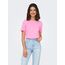 ONLY Damen Onlonly S/S Tee JRS Noos Kurzärmeliges T-Shirt Mit Normaler Passform Für Den Alltag, Sachet Pink, X-Small