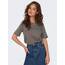 ONLY Damen ONLONLY S/S Tee CS, Fallen Rock/Plum Kitten + Wine, XXL