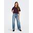 ONLY Damen ONLONLY S/S Tee CS, Fallen Rock/Plum Kitten + Wine, XXL
