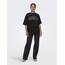 ONLY Damen Onlriri S/S Stones Top Box JRS T-Shirt, Black/Print:Iconic, XL EU