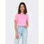 ONLY Damen Onlonly S/S Tee JRS Noos Kurzärmeliges T-Shirt Mit Normaler Passform Für Den Alltag, Sachet Pink, X-Large