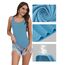 BQTQ 5 Stück Unterhemd Damen Tank Top mit Quadratischem Ausschnitt, Elastische Tank Tops Camisole Crop Top Stretch Untershirt Ärmellos, Schwarz, Weiß, Grau, Blau, Rosarot, S