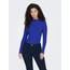ONLY Women's ONLEMMA L/S HIGH Neck NOOS JRS Top, Surf The Web, S