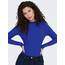 ONLY Women's ONLEMMA L/S HIGH Neck NOOS JRS Top, Surf The Web, L