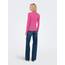 ONLY Damen Onlemma L/S Noos JRS Comfort Fit High Neck Top Mit Femininen Rüschen, Pink Yarrow, S
