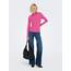 ONLY Damen Onlemma L/S Noos JRS Comfort Fit High Neck Top Mit Femininen Rüschen, Pink Yarrow, S