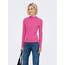 ONLY Damen Onlemma L/S Noos JRS Comfort Fit High Neck Top Mit Femininen Rüschen, Pink Yarrow, S