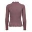 ONLY Onlemma L/S High Neck Top Noos JRS T-Shirt, Rose Brown/Details: Melange, S Donna