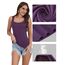 BQTQ 5er-Pack Damen-Tank-Tops, quadratischer Ausschnitt, ärmellos, Damen-Tank-Top, Unterhemden, Schwarz, Weiß, Grau, mittelgroße Orchidee, Dunkelgrau, XX-Large
