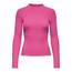 ONLY Damen Onlemma L/S Noos JRS Comfort Fit High Neck Top Mit Femininen Rüschen, Pink Yarrow, S