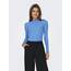 ONLY Damen Onlemma L/S High Neck Top Noos JRS, Azure Blue, XXL