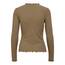 ONLY Damen Onlemma L/S High Neck Top Noos JRS Langarmshirt, Toasted Coconut/Detail:Melange,XXL