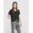 ONLY Damen Onlmoster S/S O-Neck Top Noos JRS, Grün (Rosin), M