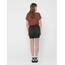 ONLY Damen Onlmoster S/S O-Neck Top Noos JRS T-Shirt, Henna, L