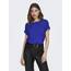 ONLY Damen Onlmoster S/S O-neck Top Noos Jrs T-Shirt, Blau (Surf The Web Surf The Web), L