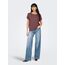 ONLY Damen Onlmoster S/S O-Neck Top Noos JRS, Rosa (Rose Brown), L