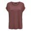 ONLY Damen Onlmoster S/S O-Neck Top Noos JRS, Rosa (Rose Brown), L
