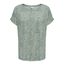 ONLY Damen Onlmoster AOP S/S Noos JRS Klassisches Regular Fit Top Mit Kurzen Ärmeln Für Den Sommer, Chinois Green, XXS