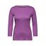 Cecil Damen B317389 Basic T-Shirt In Unifarbe, Iced Violet,XS