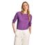 Cecil Damen B317389 Basic T-Shirt In Unifarbe, Iced Violet,XS