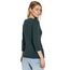 Cecil Damen B317389 Basic T-Shirt In Unifarbe, Fir Green,XS