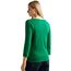 Cecil Damen B317389 Basic Baumwollshirt U-Boot Ausschnitt, Easy Green, XS