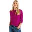 Cecil Basic Baumwollshirt U-Boot Ausschnitt