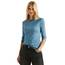 Cecil Basic Baumwollshirt U-Boot Ausschnitt