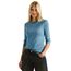 Cecil Basic Baumwollshirt U-Boot Ausschnitt