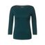 Cecil Basic Baumwollshirt U-Boot Ausschnitt