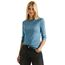Cecil Basic Baumwollshirt U-Boot Ausschnitt