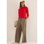 Cecil Basic Shirt in Unifarbe Fiery red XS
