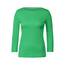 Cecil Basic Baumwollshirt U-Boot Ausschnitt
