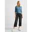 Cecil Basic Baumwollshirt U-Boot Ausschnitt