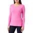 Amazon Essentials Damen Regular-Fit Langarm-T-Shirt Rundhalsausschnitt (In Übergröße Erhältlich), Rosa, XXL