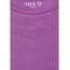 Cecil Damen B317389 Basic T-Shirt In Unifarbe, Iced Violet,XS