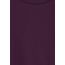 Cecil Damen B317389 Basic T-Shirt In Unifarbe, Beloved Berry,S