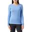 Amazon Essentials Damen Langärmeliges T-Shirt mit Rundhalsausschnitt in klassischer Passform (erhältlich in Übergröße), Blau, XX-Large