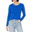 Amazon Essentials Damen Langärmeliges T-Shirt mit Rundhalsausschnitt in klassischer Passform (erhältlich in Übergröße), Hellblau, XX-Large