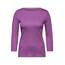Cecil Damen B317389 Basic T-Shirt In Unifarbe, Iced Violet,M