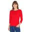 Damen Basic U-Boot Shirt