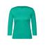 Cecil Damen B317389 Basic T-Shirt In Unifarbe, Aventurine Green,M