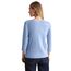 Cecil Damen B317389 Basic T-Shirt In Unifarbe, Fresh Light Blue,M