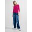 Cecil Damen Basic T-Shirt in Unifarbe pink Sorbet M