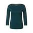 Cecil Basic Baumwollshirt U-Boot Ausschnitt