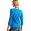 Cecil Basic Baumwollshirt U-Boot Ausschnitt