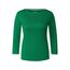 Cecil Damen B317389 Basic Baumwollshirt U-Boot Ausschnitt, Easy Green, S