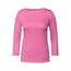 Cecil Damen B317389 Basic Baumwollshirt U-Boot Ausschnitt, Frosted Rose, S